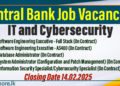 Central Bank Job Vacancies in IT and Cybersecurity