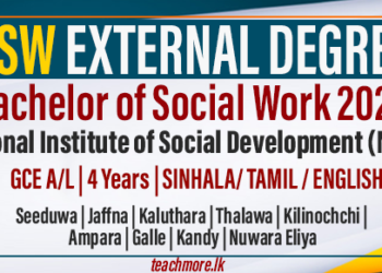 Bachelor of Social Work (BSW External) 2025 - NISD