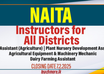 NAITA Vacancies for Instructor Positions Across All Districts