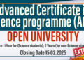 Advanced Certificate in Science programme (ACS) - Open University