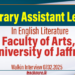 Post of Temporary Assistant Lecturer