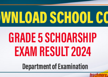 Grade 5 Scholarship Result 2024 - School Copy