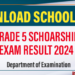 Grade 5 Scholarship Result 2024 - School Copy