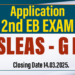 Second EB Exam for SLEAS G-II