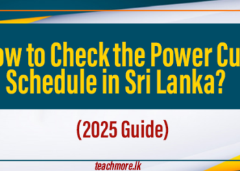 How to Check the Power Cut Schedule in Sri Lanka (2025 Guide)