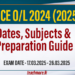 GCE O/L Exam 2024 (2025) in Sri Lanka – Dates, Subjects & Preparation Guide