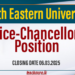 South Eastern University of Sri Lanka Invites Applications for Vice-Chancellor Position