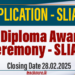 Application for 20th Diploma Awarding Ceremony – SLIATE