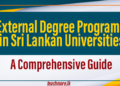 A Comprehensive Guide to External Degree Programs in Sri Lankan Universities