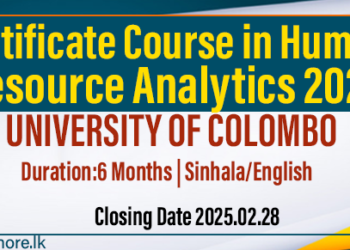 Certificate Course in Human Resource Analytics 2025 - University of Colombo
