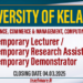 VACANCIES - UNIVERSITY OF KELANIYA