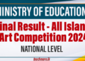 Final Result - All Island Art Competition 2024