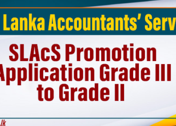 SLAcS Promotion Application Grade III to Grade II