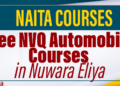 Free NVQ Automobile Courses by NAITA in Nuwara Eliya