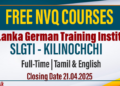 Sri Lanka German Training Institute Opens Free Admissions for July 2025 Intake