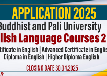 English Language Courses 2025 - Buddhist and Pali University