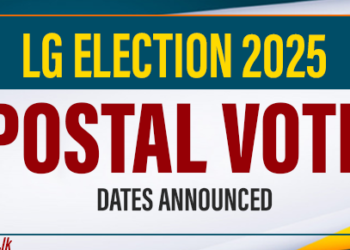 Postal Voting Schedule for LG Election 2025