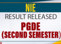 PGDE Result