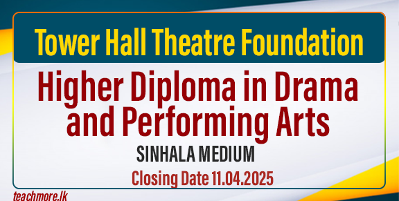 Higher Diploma in Drama and Performing Arts (2025/2026) at Tower Hall Theatre Foundation