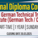 National Diploma Courses 2025 - Ceylon German Technical Training Institute (CGTTI)