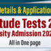 Aptitude Test 2025 - University Admission 2024/2025