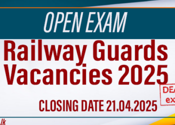Railway Guards Vacancies 2025 (Open Exam)