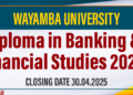 Diploma in Banking & Financial Studies 2025 - Wayamba University
