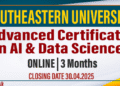 Advanced Certificate in Artificial Intelligence and Data Science (Intake 2025)