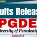 Results Released for PGDE Weekend Course – University of Peradeniya