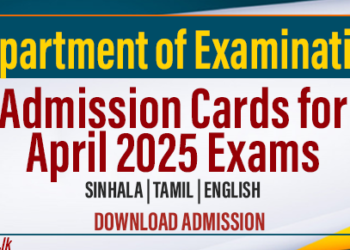 Department of Examinations Issues Admission Cards for April 2025 Exams