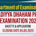 Ahadiyya Dhaham Pasal Final Examination 2023