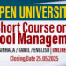 Short Course on School Management - Open University of Sri Lanka