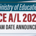 GCE A/L Exam 2025