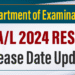 GCE A/L 2024 Results Release Date – Latest Updates