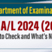GCE AL Results 2025: How to Check and What’s Next