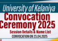 Convocation Ceremony 2025 – University of Kelaniya
