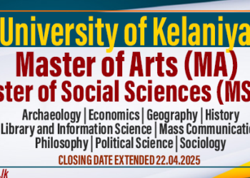 MA and MSSc Programs