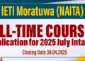 IETI Moratuwa Full-Time Courses – Applications Open for July 2025 Intake