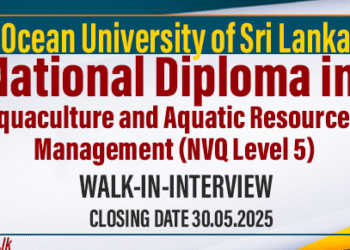 National Diploma in Aquaculture and Aquatic Resources Management (NVQ Level 5)