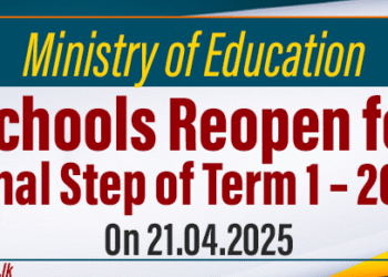 Schools Reopen for Final Step of Term 1 – 2025