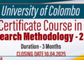 Certificate Course in Research Methodology - 2025