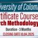 Certificate Course in Research Methodology - 2025