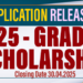 Grade 5 Scholarship Exam Application 2025