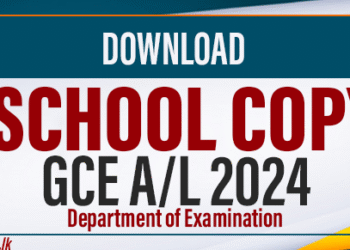 Download School and Zonal Copies -GCE A/L 2024 Results