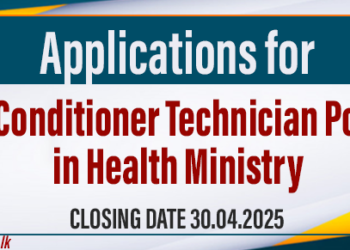 Applications for Air Conditioner Technician Posts in Health Ministry