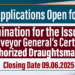 Examination for the Issuence of Surveyor General’s Certificate as Authorized Draughtsman - 2025