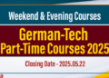 Application for German-Tech Part-Time Courses 2025