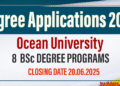 Degree Applications 2025 - Ocean University