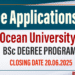 Degree Applications 2025 - Ocean University