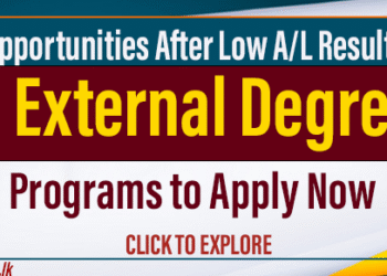 Didn’t Score High in GCE A/L? 9 External Degree Programs You Can Still Apply For